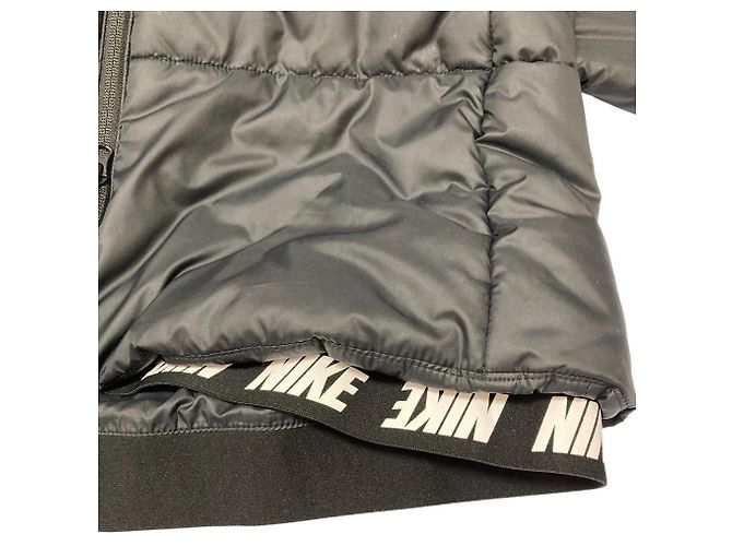 Autre Marque Cappotto lungo imbottito Nike Nero - vista 7