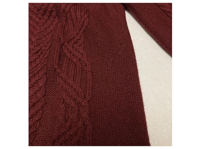 Vestido de punto trenzado Theory Púrpura - vista 3