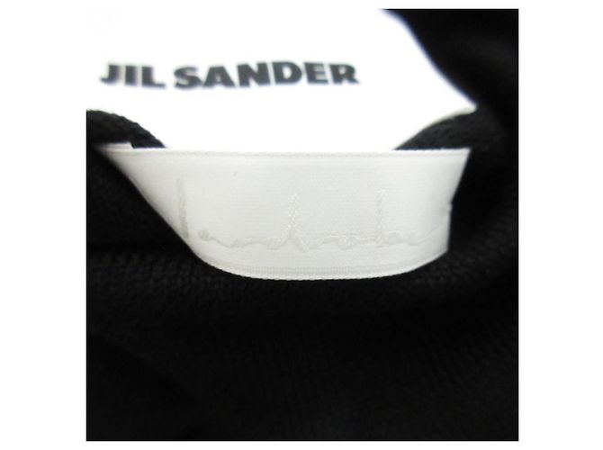Jil Sander Wool Turtleneck Sweater Black - view 10