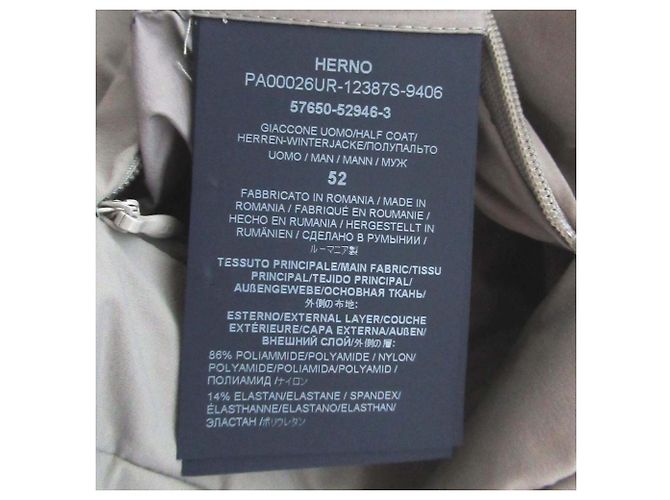 Autre Marque Herno Resort Nylonjacke Braun - Ansicht 7