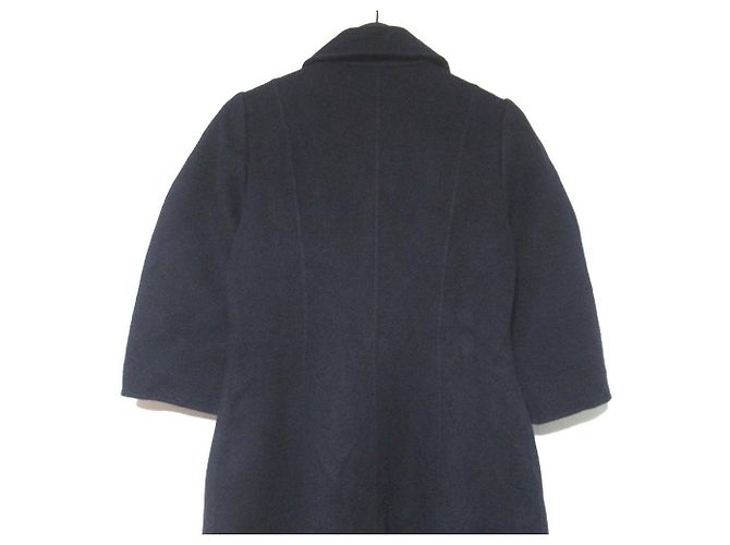 Autre Marque FOXEY BOUTIQUE Abrigo largo cruzado 100% Cachemira Negro - vista 4