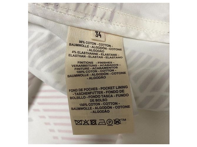 Hermès Coaching Remix Baumwolljacke 34 Weiß - Ansicht 8