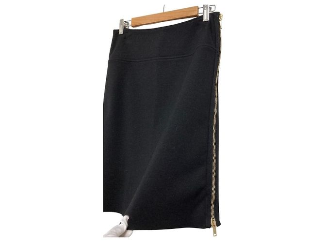 Gonna Givenchy con zip laterale Nero - vista 4