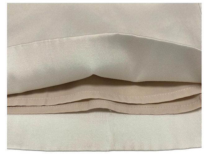 Autre Marque yori Satin Weite Hose mit Bügelfalte Weiß Aus weiß - Ansicht 10