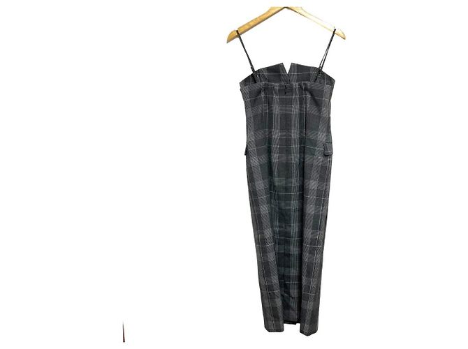 Autre Marque UNITED ARROWS Kariertes Camisole-Kleid Braun - Ansicht 2