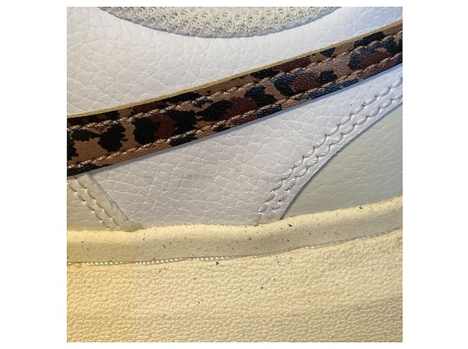 Autre Marque Nike W Court Vision Alta Platform Sneakers Bianco - vista 12