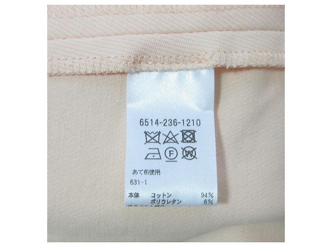 Autre Marque Pantaloni con cucitura frontale ed elastico posteriore Beige - vista 7