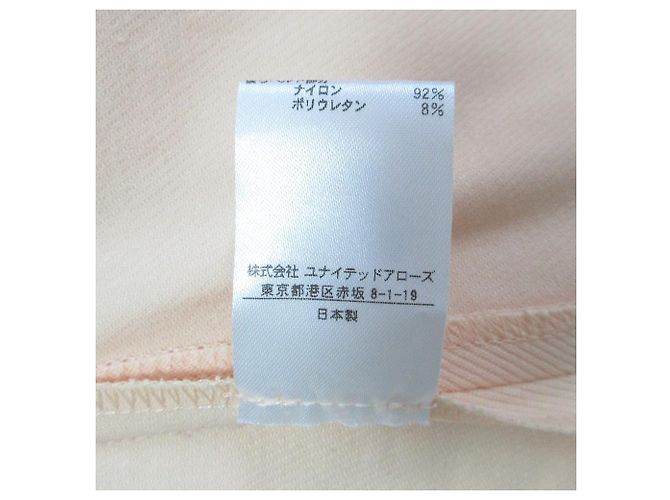 Autre Marque Pantaloni con cucitura frontale ed elastico posteriore Beige - vista 8