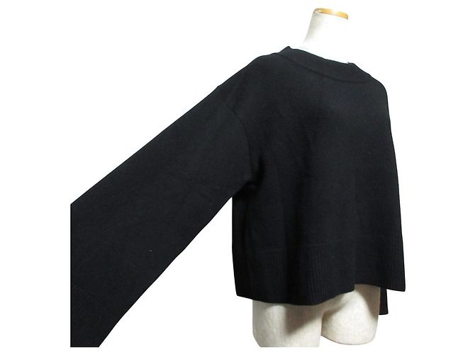 Autre Marque Deuxieme Classe Pullover de malha Middle Gauge Preto - vista 4