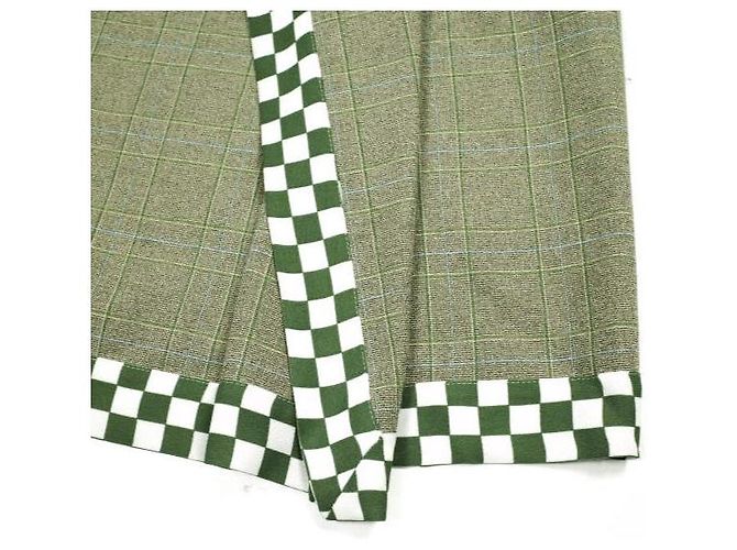 Gonna Dries Van Noten SOLE 8227 in viscosa e cotone Verde - vista 6