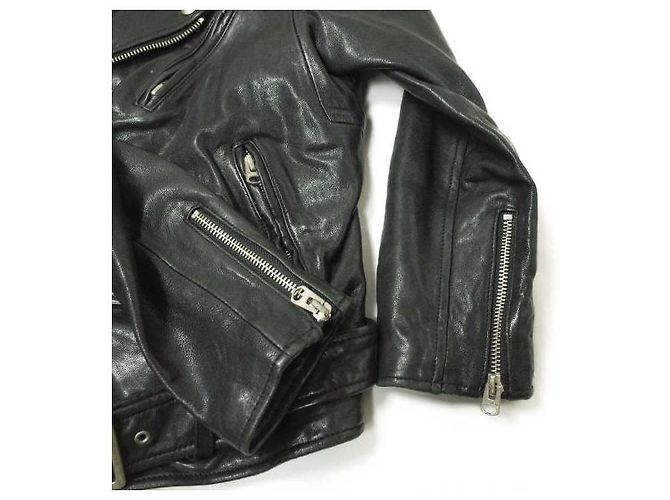 Autre Marque chaqueta de cuero shrink beautiful people Negro - vista 6