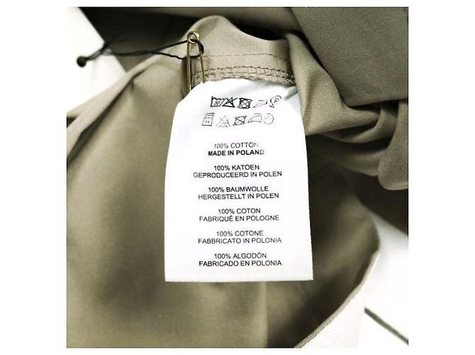 Dries Van Noten CLICK 8329 W.W.SHIRT Camisa de algodón Beige Arena - vista 11