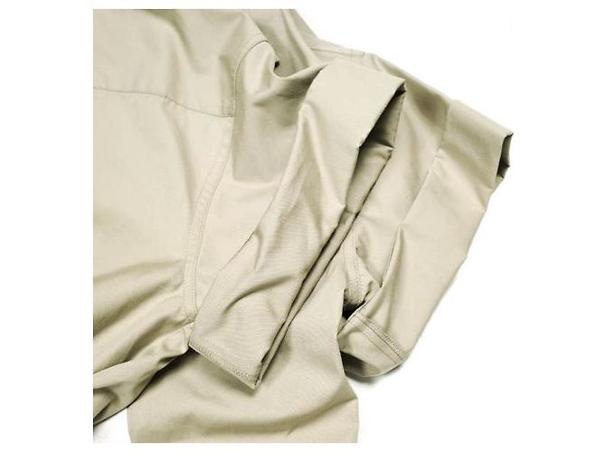 Dries Van Noten CLICK 8329 W.W.SHIRT Camisa de algodón Beige Arena - vista 7