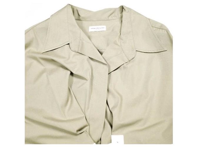 Dries Van Noten CLICK 8329 W.W.SHIRT Camisa de algodón Beige Arena - vista 6