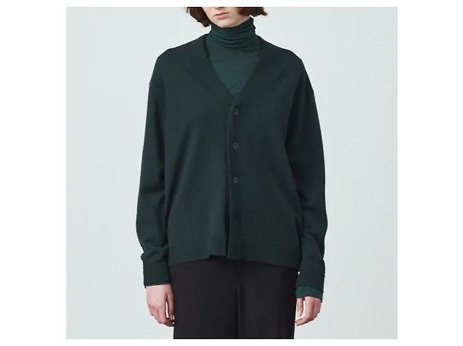 Autre Marque ATON NATURAL DYE WOOL Cardigan Grün - Ansicht 3