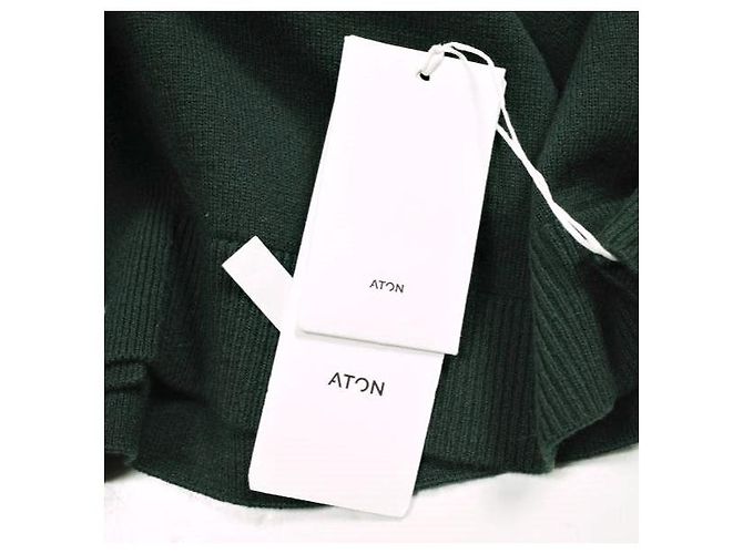 Autre Marque ATON NATURAL DYE WOOL Cardigan Grün - Ansicht 4