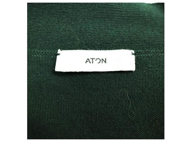 Autre Marque ATON NATURAL DYE WOOL Cardigan Grün - Ansicht 8