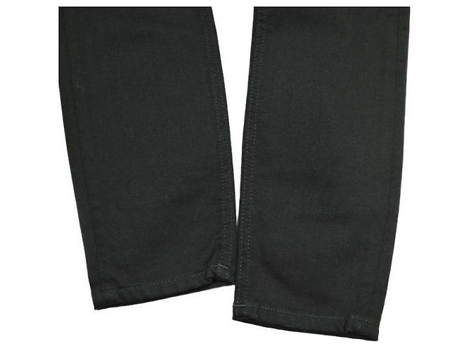 Acne Studios Climb Stay Black Super Stretch Denim Pants - view 9