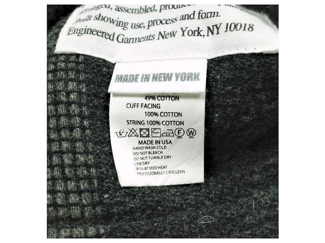 Autre Marque Engineered Garments × WOOLRICH BENSON JACKET Wool Jacket Brown Dark grey - view 7