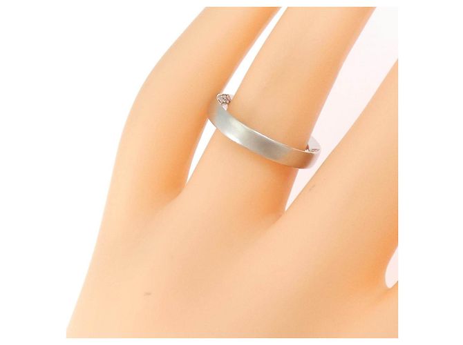 Autre Marque Pt900 Diamantring Silber - Ansicht 5