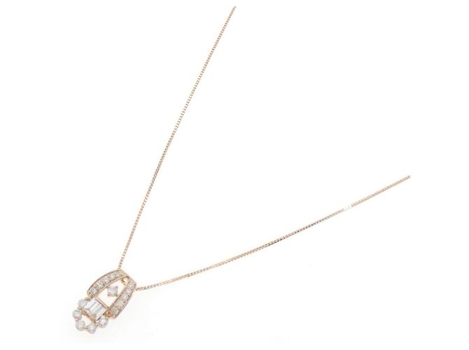 Autre Marque Collar de Diamantes Au750 Rosa - vista 2