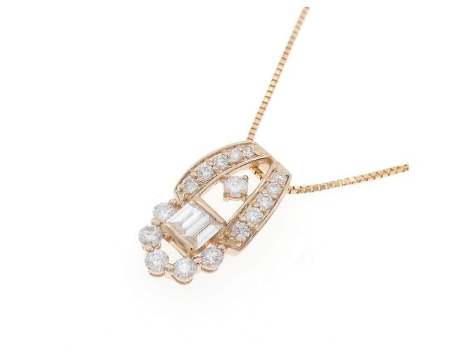 Autre Marque Collar de Diamantes Au750 Rosa - vista 3