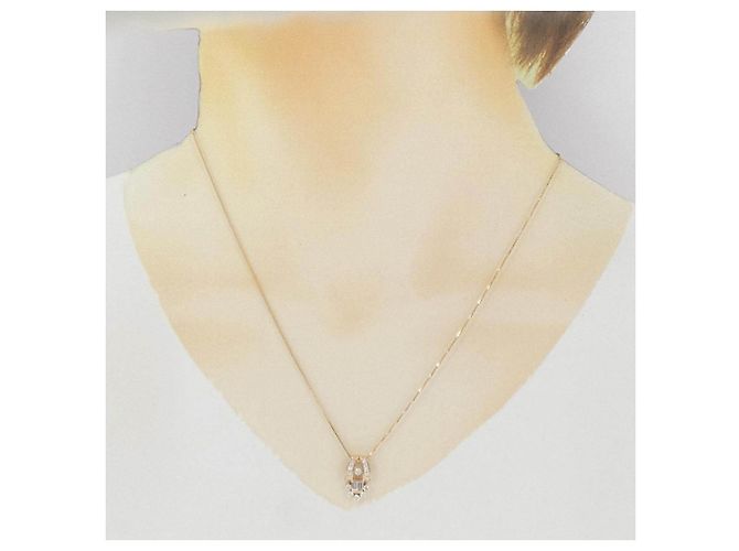 Autre Marque Collar de Diamantes Au750 Rosa - vista 6