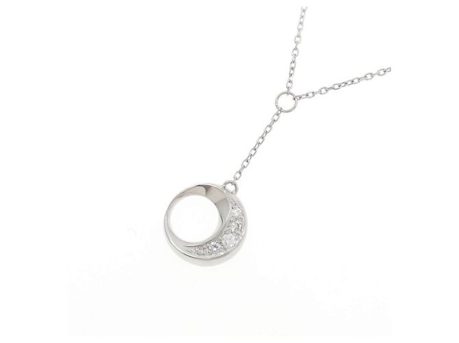 Autre Marque Pt850 Diamantenhalskette Silber - Ansicht 3