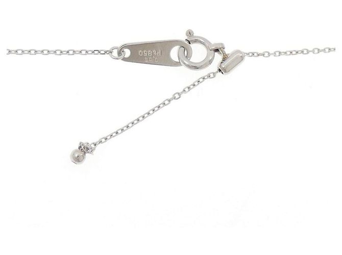 Autre Marque Pt850 Diamantenhalskette Silber - Ansicht 5