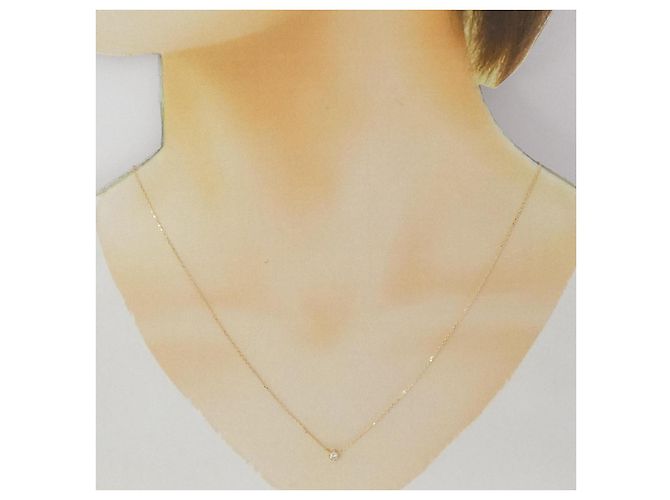 Autre Marque Diamantenhalskette Au750 Golden - Ansicht 6