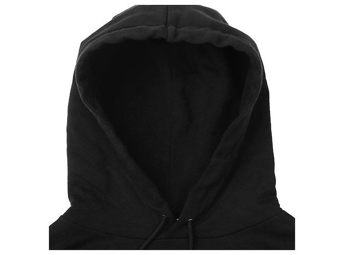 Céline Sudadera Loose Hoodie Celine de algodón y cachemira Negro - vista 2