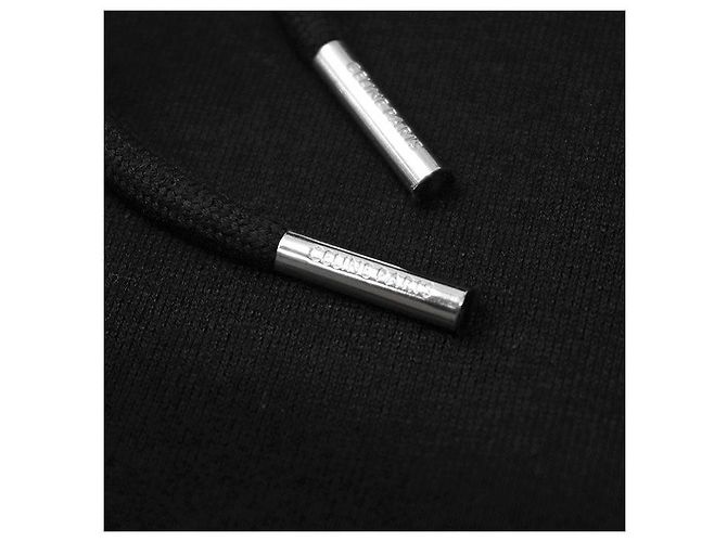 Céline Sudadera Loose Hoodie Celine de algodón y cachemira Negro - vista 5