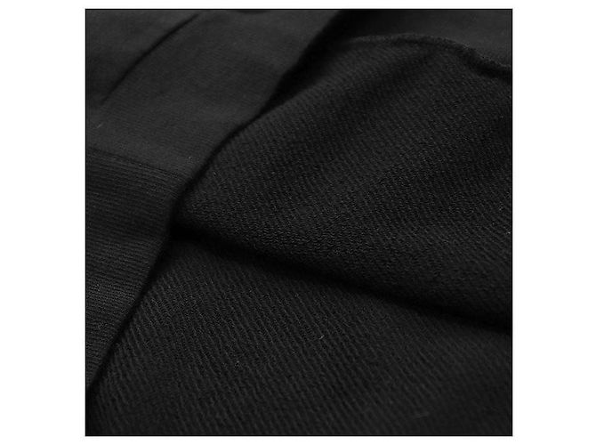 Céline Sudadera Loose Hoodie Celine de algodón y cachemira Negro - vista 9