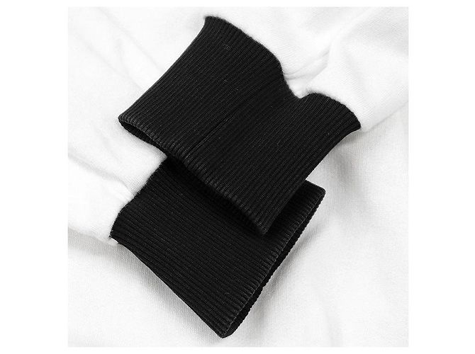 Dolce & Gabbana Sudadera de algodón French Terry Dolce&Gabbana Negro Blanco - vista 5