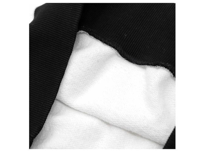 Dolce & Gabbana Sudadera de algodón French Terry Dolce&Gabbana Negro Blanco - vista 7