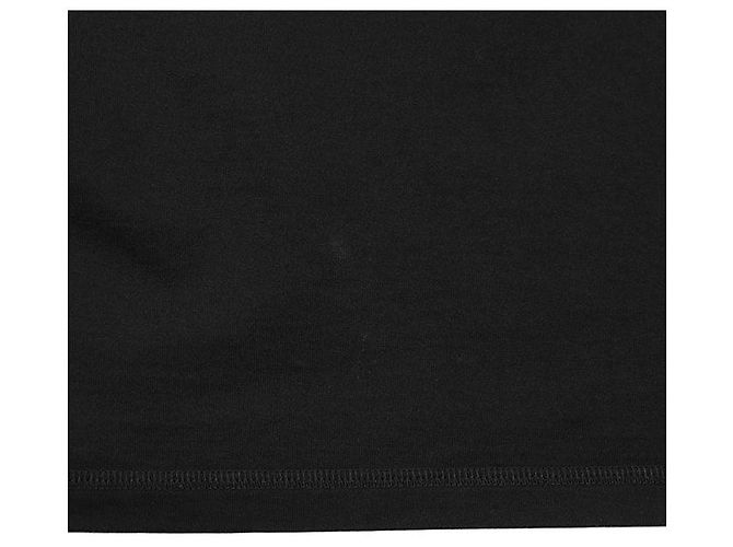 T-shirt in cotone Hermès Micro Cartouche FAUBOURG RAINBOW36 Nero Bianco - vista 9