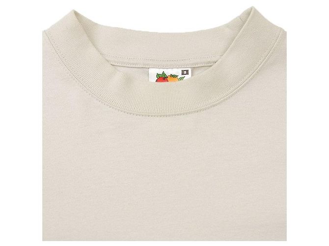 Camiseta de algodón con bordado Balenciaga Blanco Blanco roto - vista 2