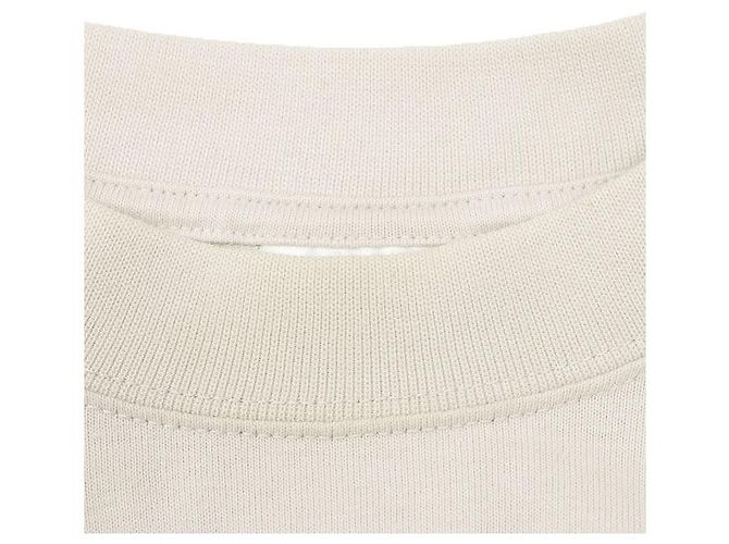 Camiseta de algodón con bordado Balenciaga Blanco Blanco roto - vista 3