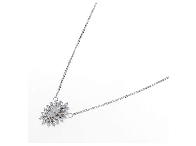 Autre Marque Collana di diamanti PT850 Argento - vista 2