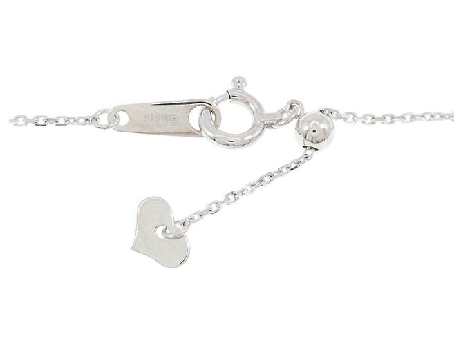 Autre Marque Collar de Pt900 K18WG y diamantes Plata - vista 5