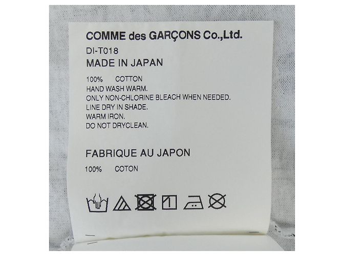 Comme Des Garcons Comme des Garçons Homme Deux T-Shirt Schwarz Weiß - Ansicht 3