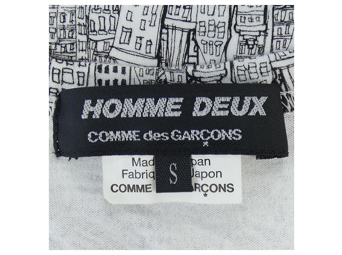 Comme Des Garcons Comme des Garçons Homme Deux T-Shirt Schwarz Weiß - Ansicht 4