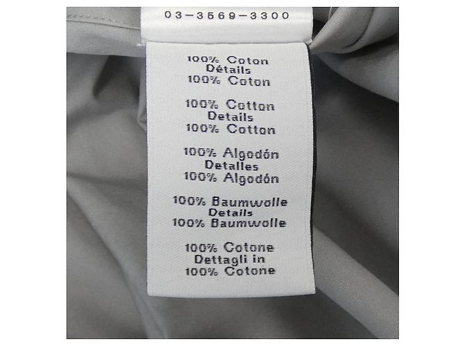 Hermès Oberteil Grau aus Textil Größe 39 Braun - Ansicht 3