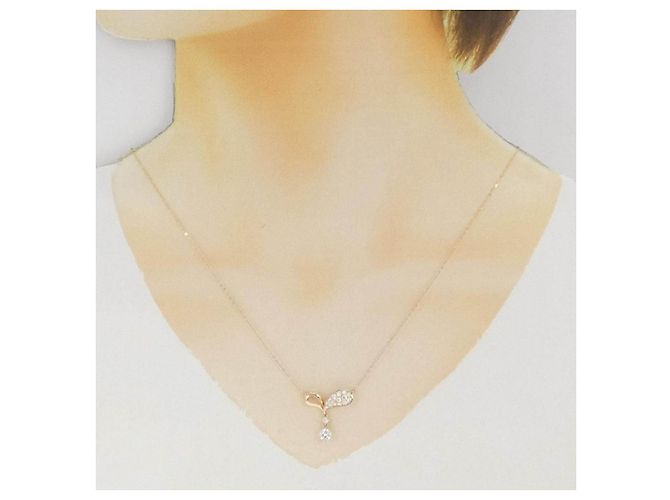 Autre Marque Collana in oro rosa Au750 e diamanti - vista 6