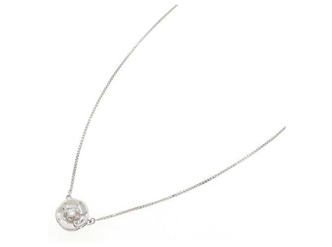 Autre Marque Collar de Pt850 y diamantes Plata - vista 2