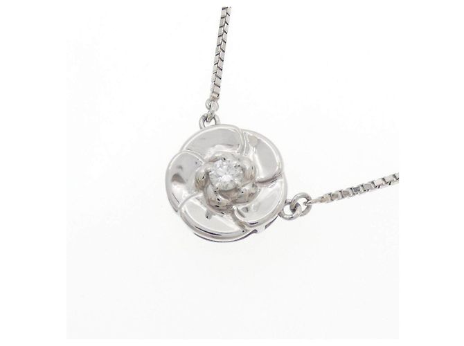 Autre Marque Collar de Pt850 y diamantes Plata - vista 3