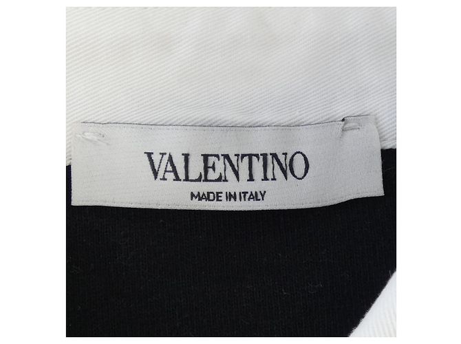 Top Valentino UV3MH01F6HE Preto Branco Amarelo - vista 4