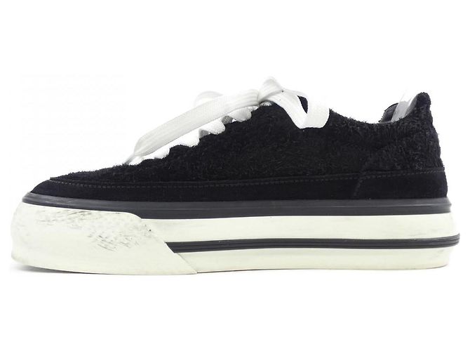 Sneaker aus Wildleder-Kalbsleder Chanel G45208B14073 Schwarz - Ansicht 2