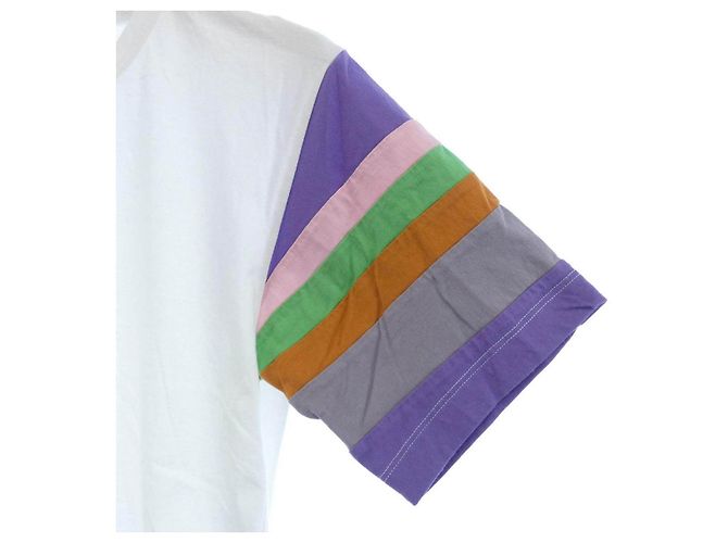 T-shirt in cotone COMME des GARCONS Marrone Rosa Bianco Porpora - vista 6