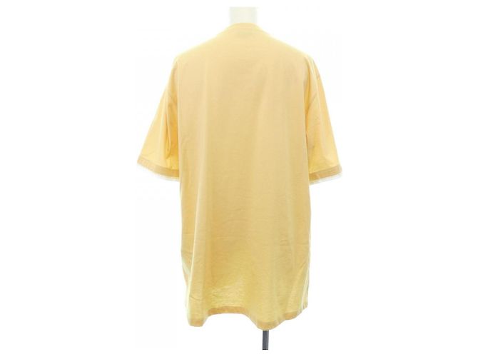 Hermès T-shirt de algodão Hermes XL Amarelo - vista 2